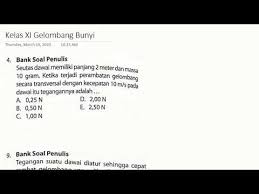 Bunyi yang muncul setelah ada cahaya halilintar ini bisa terjadi karena adanya gelombang cepat rambat yang resonansinya lebih kecil dibandingkan kecepatan rambatan cahaya. Contoh Soal Gelombang Bunyi Cepat Rambat Bunyi Dan Dawai Youtube