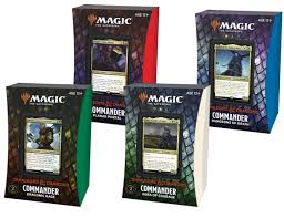 A complete list of the best mtg commander decks updated to july 2021, ideal for cedh deckbuilders. Magic The Gathering Adventures In The Forgotten Realms Commander Decks Set Of All 4 Variations Vgmx