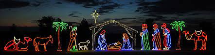 Large Nativity Scene Northern Lights Display Banners Flags Lighting More Display Banners Nativity Scene Nativity