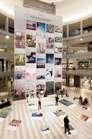Caribou Coffee S Five Story Pinterest Board At Mall Of America Goes Live Minneapolis St Paul Business Journal Exhibition Design Mall Of America Exhibition