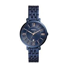 Harga jam tangan fossil original untuk couple. Jual Fossil Es4094 Jam Tangan Wanita Biru Navy Stainless Steel Online April 2021 Blibli