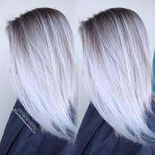 White Platinum Blonde Balayage Hair Platinum Blonde Balayage White Ombre Hair Platinum Blonde Hair