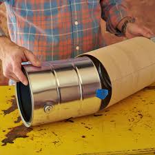 Wandic plastic paint cans, 6 pcs black empty plastic paint jars paint storage container with lid for paint chemical coating ink food & flavor. How To Make Wood Veneer Pendant Lights Manmade Diy