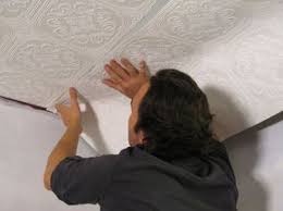 How To Hang Wallpaper On A Ceiling Wallpaper Ceiling How To Hang Wallpaper Textured Wallpaper