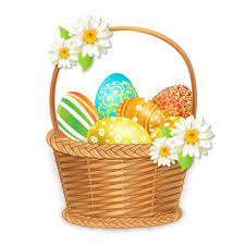 Beautiful Easter Basket With Colorful Eggs Basket Clipart Beautiful Easter Basket Colorful Eggs Png Transparent Clipart Image And Psd File For Free Download Easter Backgrounds Easter Baskets Easter Graphics