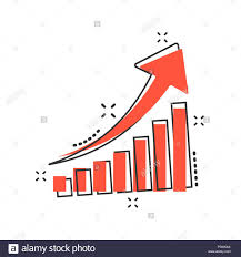 chart icon cut out stock images pictures alamy