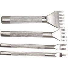 sumersha 4pcs diy edelstahl leder handwerk locher werkzeuge kit sets locher werkzeug leder