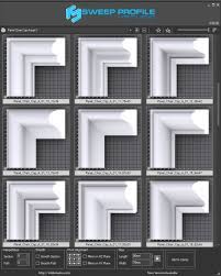 Polyurethane small chair rail and wainscoting, the small profile molding uses a transitional dual coves with a steep slope decorative chair rail pierced moulding and trim, the moulding and trim applications go well to ceiling, window or. Panel Chair Rail Molding A 1 Kstudio 3ds Max Plugins Scripts