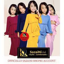 Baby sewing corak kaitan pakaian diy fesyen jahitan pakaian budak perempuan pakaian kanak kanak. Budak Baju Muslimah Wear Prices And Promotions Muslim Fashion Jun 2021 Shopee Malaysia