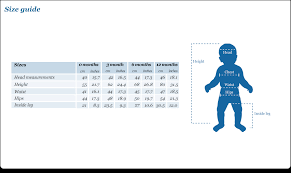 mayoral size charts