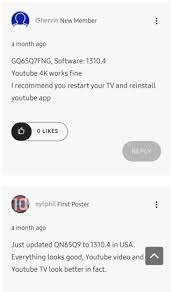 With your youtube app open, frozen or otherwise, turn off the main power switch to your tv. Samsung Tv Youtube Buffering Defaulting To 360p Issues On 4k Videos