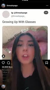 #greenscreen growing up with glasses #fyp #foryoupage