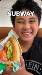 Took EJ to Subway for the first time! 🥪 He went with the ham clubhouse and  Caesar dressing—but called it mid 😂 Said the bread was too chewy and not  toasted enough. Still proud of him for trying ...