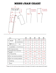 mens jeans size chart bod jeans pertaining to mens jeans