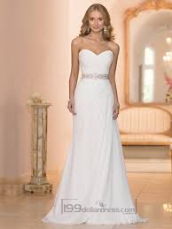 Chiffon Sheath Criss Cross Sweetheart Ruched Bodice Wedding Dresses Online Wedding Dress Sweetheart Wedding Dress Wedding Dresses Strapless