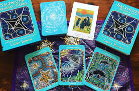 First Reading With My Advance Copy Of My New Oracle Saltwater Reading Cards Www Laurabowen Com Au Card Reading Oracle Cards Tarot