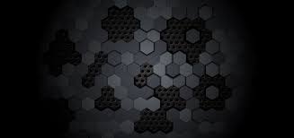 Black and blue cubes backgrounds. Abstract Geometric Hexagonal Pattern On Metal Black Background 1632362 Vector Art At Vecteezy