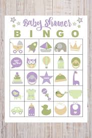 Before the baby shower, print off these free baby shower bingo cards. Free Printable Baby Shower Bingo