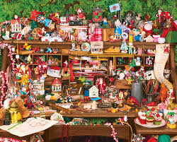 While artwork, piece size, and. Keepsakes On Santa S Desk Christmas Jigsaw Puzzles Christmas Puzzle Jigsaw Puzzles