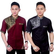 Beli baju koko pria model & desain terbaru harga murah 2021 di tokopedia! Baju Koko Muslim Pria Terbaru 2021 Baju Koko Bordir Kombinasi Batik Lengan Pendek Termurah Shopee Indonesia