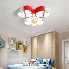 Fashion Led Cartoon Chandelier Cute Child Bedroom Ceiling Lamp Mickey Light Kindergarten Light Ceiling Lamp Bedroom Light Ceiling Lights Aliexpress