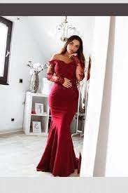 Prom Dress Bridesmaid Dresses Prom Dress Lace Prom Dress 2019 Long Long Sleeve Bridesmaid Dress Burgundy Bridesmaid Dresses Long Bridesmaid Dresses Online