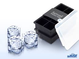Amazon.com: Samuelworld Large Silicone Ice Cube Tray Molds, 2-Pack, Big 2  Inch Cubes