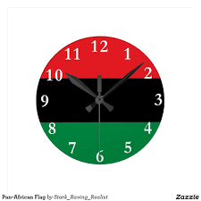 Pan African Flag Wallclocks Pan African Flag African Flag
