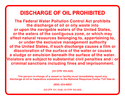 Is that prohibited is forbidden; Self Adhesive Poster Discharge Of Oil Prohibited Products Traconed