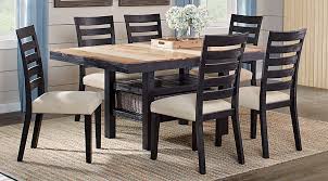 Picture Of Farmington Hills Black 5 Pc Rectangle Dining Room From Furniture Rectangle Dining Room Set Rooms To Go Furniture Dining Room Sets