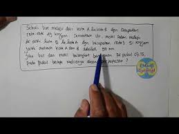 Maybe you would like to learn more about one of these? Contoh Soal Jarak Kecepatan Waktu Berpapasan Sd Kunci Ujian