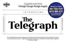 The Telegraph Font Family Font Family Best Serif Fonts Lettering