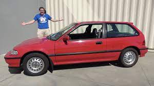 The 1991 Honda Civic Si Was An Early Hot Hatchback Youtube