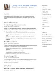 20 Project Manager Resume Examples Full Guide Pdf Word 2020