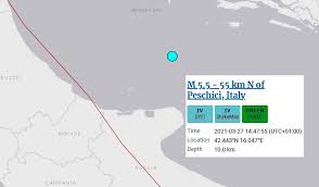 Fortunatamente non si registrano gravi danni alle abitazioni o strutture. Terremoto In Adriatico Serie Di Scosse Dopo Il Sisma Di Magnitudo 5 6