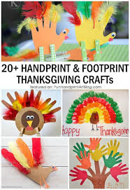 If you're in the mood for some thanksgiving food crafts for toddlers, you'll love these cute little nutter butter turkeys from i heart naptime. 20 Cute Ways To Create Thanksgiving Handprint And Footprint Crafts