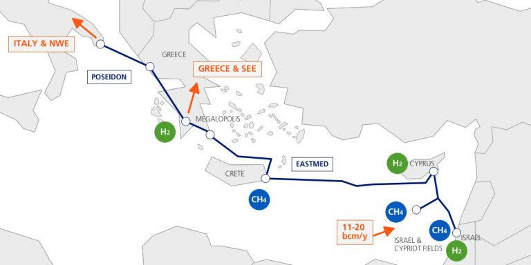 ΜΜΕ Άγκυρας: Νέος EastMed στην Μεσόγειο, αλλά… χωρίς την Τουρκία