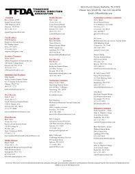 1616 Church Street, Nashville, TN 37203 Phone: 615.321.87.92 Fax:  615.321.8792 Email: Office@tnfda.org