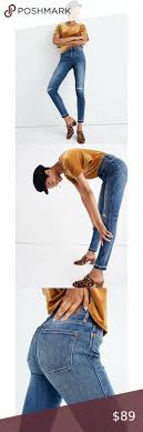 Madewell 9 High Rise Skinny Jeans Rip Repair Skinny Jeans High Rise Skinny Jeans Skinny Flare Jeans