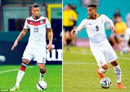 With number 10 occupied by julian draxler and number 17 being worn by jefferson farfan, boateng. Boateng Brothers Face Against Each Other For The Second Time As Germany S Jerome Plays Ghana S Kevin Prince Daily Mail Online