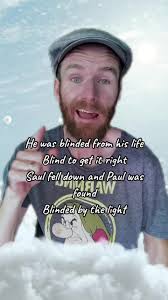 He was blinded from his life Blind to get it right Saul fell down and Paul  was found Blinded by the light #saultopaul #saintpaul #stpaul #conversion