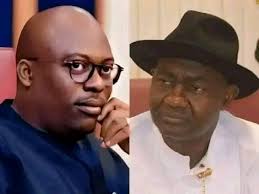 Magnus Abe "David Lyon was voted to be governor of Bayelsa State, but  Supreme Court gave a ruling that gave victory to the man he defeated at the  polls a day before