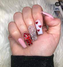 Special Valentines Nails Christmas Nails Acrylic Nail Designs Valentines Valentine S Day Nail Designs