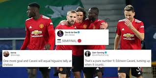 T wo late strikes from edinson cavani and anthony martial against everton saw manchester united through to the semi finals of the carabao cup. Twitter Reacts As Manchester United Leave It Late To Beat Everton 2 0