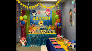 The sign also pops out especially if you hang it on a wooden board or fence like this one. Baby Shark Birthday Party Theme Princesses Princes Ocoee Winter Garden Windermere Youtube