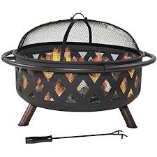 Check spelling or type a new query. Amazon Com Fire Sense 60857 Roman Fire Pit 20 X 35 X 35 Inches Brushed Bronze Outdoor Fire Pits Patio Lawn Garden