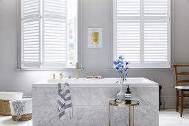 They can also add an element of softness or a pop of pattern. Bathroom Shutters Shutter Store Uk