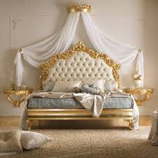 Reproduction Italian Gold Leaf Bed Juliettes Interiors Luxury Furniture Bedroom Furniture Beds Bed Furniture