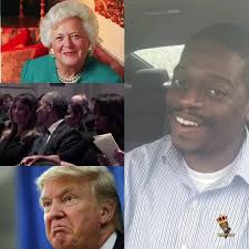 Trump Didn’t Get Invited To Barbara Bush’s Funeral Either. , Follow  @shulerking, Comedian Shuler King