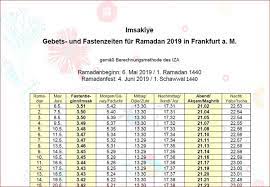 Ramadan for the year 2021 starts on the evening of monday tuesday, april 13th is day number 103 of the 2021 calendar year with 7 days until the start of the celebration/ observance of ramadan 2021. Ramadankalender 2019 Fur Frankfurt Am Main Kandil De